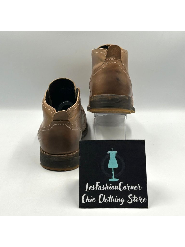 Bed Stu Men's Brown Leather Draco Lace-Up Distressed Chukka Boots Size 9.5 3811 — image 4 of 8